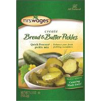 MRS WAGES PICKLE MIX BREAD & BUTTER 5.3OZ