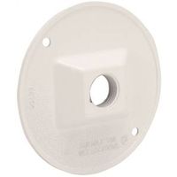 9798943 - ROUND COVER 1-1/2 OUTLET WHITE
