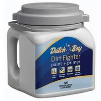 exterior latex paint, 1 gal flat color base c