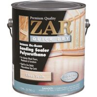 zar quick dry polyurethane, satin 1 gal