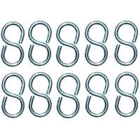Steel 8 Hooks Zinc, 1 1/4"