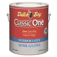 Interior Latex Paint, 1 Gal Semi-Gloss Base