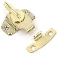 spring loaded sash lock, brass