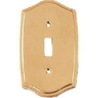Switch Cover Plate, Polished Brass