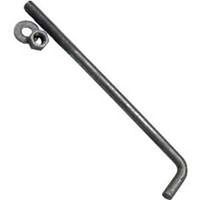 hot galvanized anchor bolts, 5/8in. x 16in.