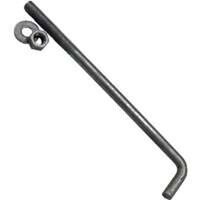 Hot Galvanized Anchor Bolts, 5/8in. x 16in.