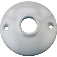 door knob rosette, 2 1/2in. white