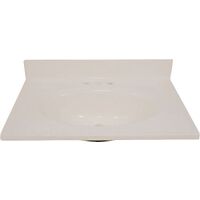 marble vanity top, solid bone