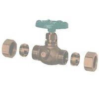 Copper Compression Stop & Waste Valve, 3/4in.