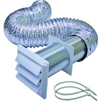 9891334 - 4X5 WHITE LOUVER VENT KIT