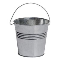 5IN GALVANIZED BUCKET CANDLE  