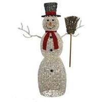 glittering pvc snownam, 60in.