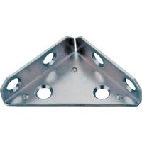 Triangle Corner Brace, 4in. Zinc