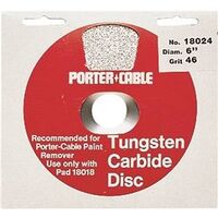 Tungsten Carbide Disc, 6in.
