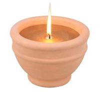 citronella candle with bowl