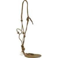 horse rope halter with 12in. lead, brown