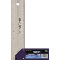 heavy duty aluminum try square, 8in.