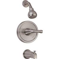 shower faucet, satin nickel