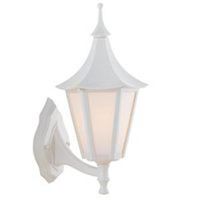 Plastic Outdoor Lantern, White