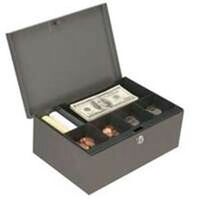 Cash Box with Key, 4 3/8in. x 11 1/2in. x 7 5/8in.