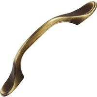 antique brass pull, 3in.