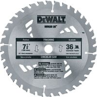 Circular Saw Blade, 7 1/4" x 36 Tooth