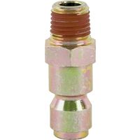 Air Hose Coupler Auto Plug, 1/4in. MPT