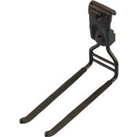 multi-purpose track system storage hook,  2 3/4in. x 7 1/2in.