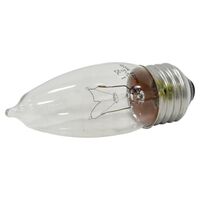double life clear incandescent bulb, 40 watt