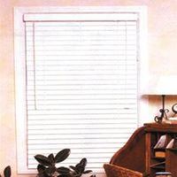 faux wood blinds, 47in.w x 64in.h