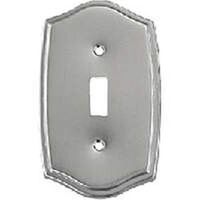 Single Switch Wall Plate, Brushed