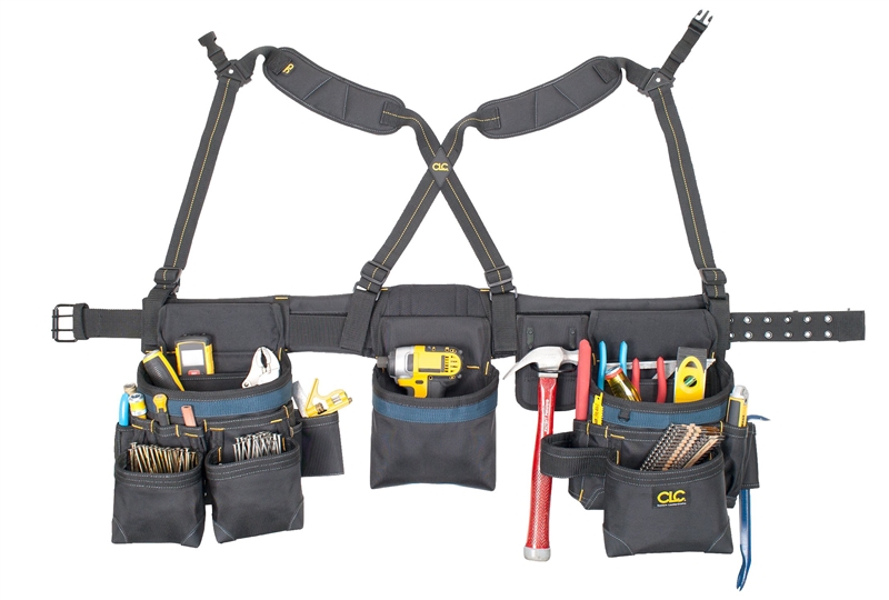 CLC 19427 Construction Work Apron Oiled Leather 12 Pocket for sale online 