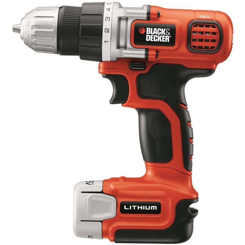 BLACK & DECKER 12-volt 3/8-in Cordless Drill (1-Battery Included