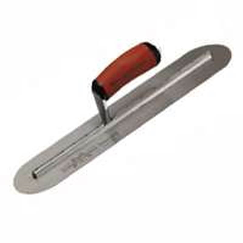 Marshalltown MXS81FRD Concrete Finishing Trowels, Fully Rounded, 18 x 4