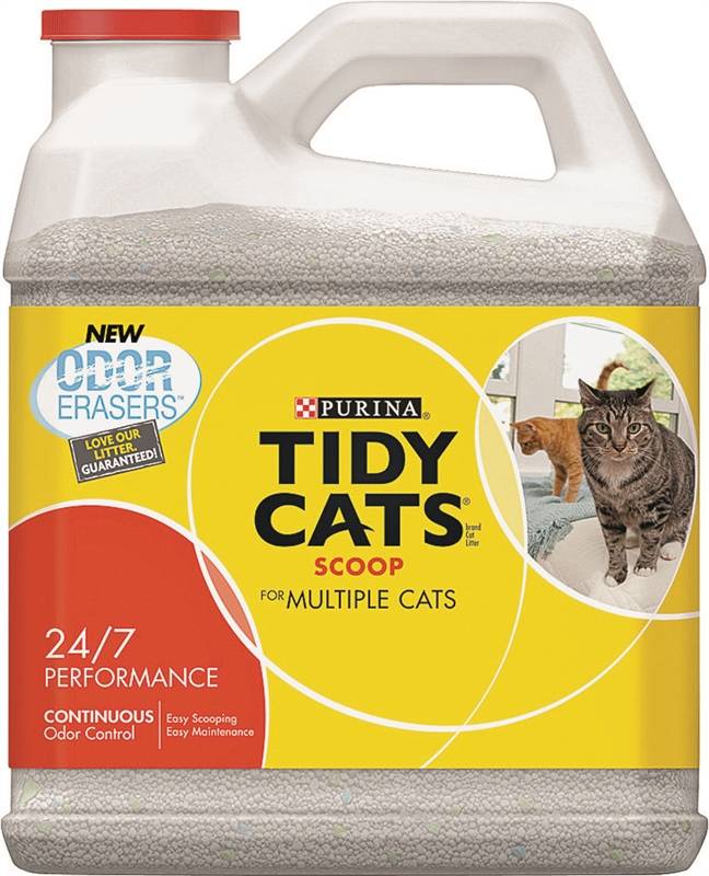 Tidy Cats 7023011614 24/7 Performance Cat Litter, 14 lb Plastic Scoop