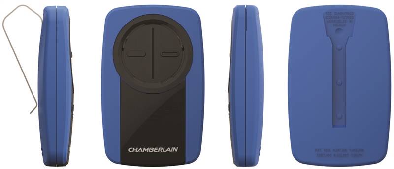 Clicker KLIK3U-BL Universal Garage Door Remote Control, 3 V Coin Cell