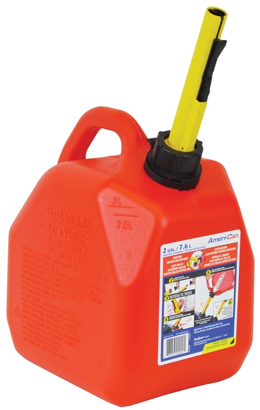 Scepter Gas Can, 2 gal, Plastic VSHE4496469, 00002