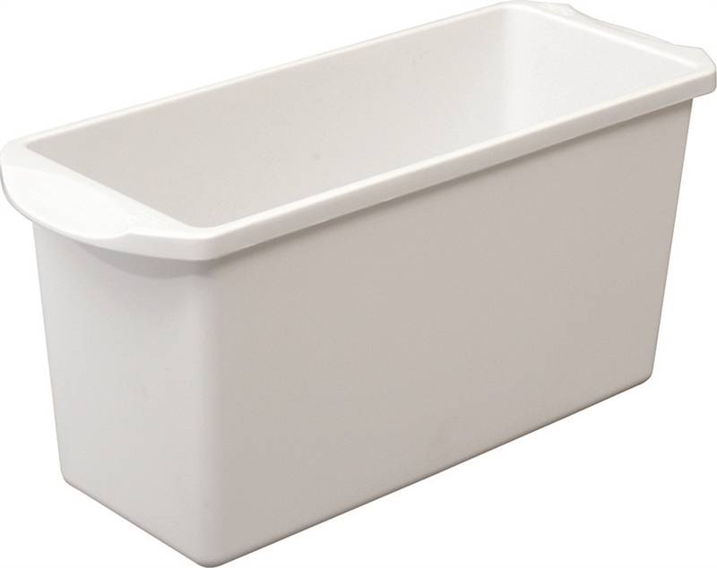 Rubbermaid 2862RDWHT Ice Cube Storage Bin, 6-1/8 i