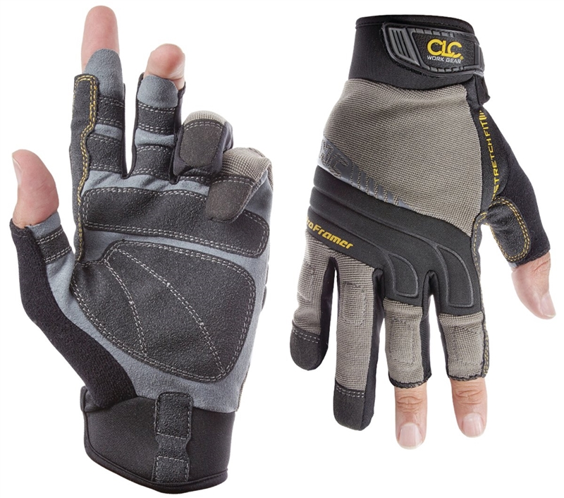 Flex Grip Pro Framer XC 140M Fingerless Work Gloves, Medium