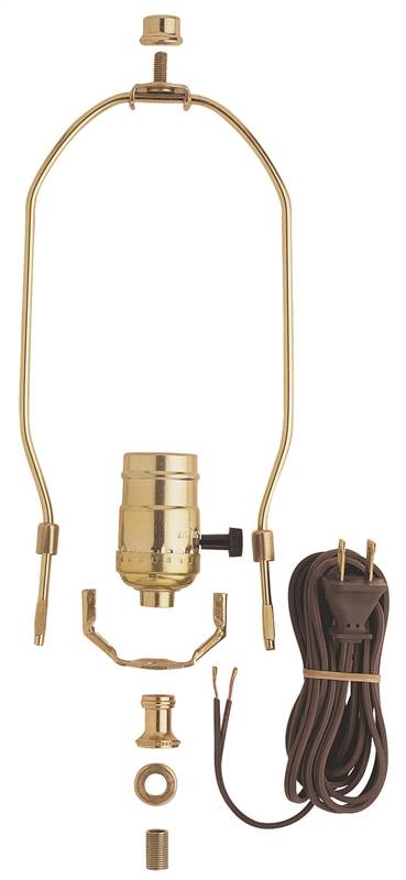 Westinghouse 7026800 Lamp Kit, Metal, Brass, For: Standard Base