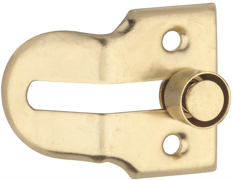 Stanley Hardware V823 Series S610430 Window Vent Stop, Steel, Brass 