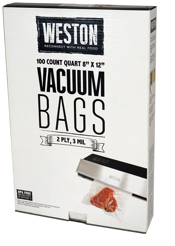 8 x 12 3 Mil Vacuum Seal Bags