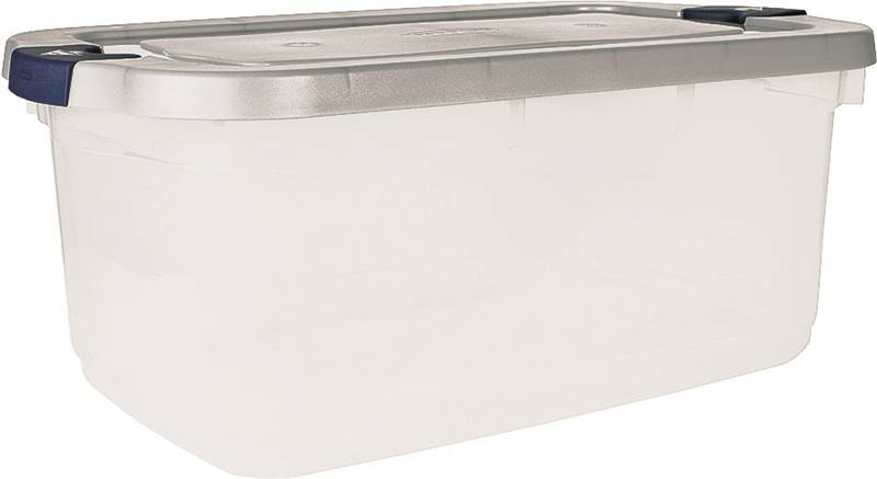 rubbermaid roughneck clear tote