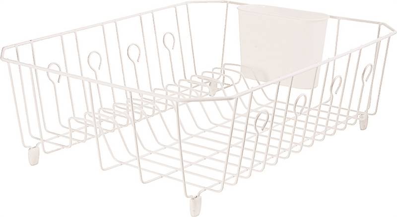 ClosetMaid 3921 Over-The-Sink Drainer, Steel, White