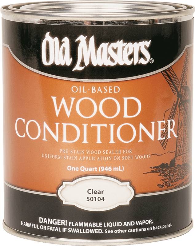 Old Masters 50104 Oil Based PreStain Wood Conditioner, 1 qt Can, 260