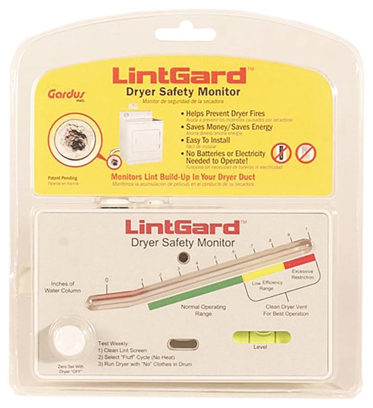 Dryer Safety Monitor LintGard Gardus LGM7