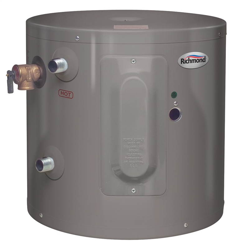 Richmond 6EP6 1 Electric Water Heater 2000 W 120 VAC 6 Gal Tank