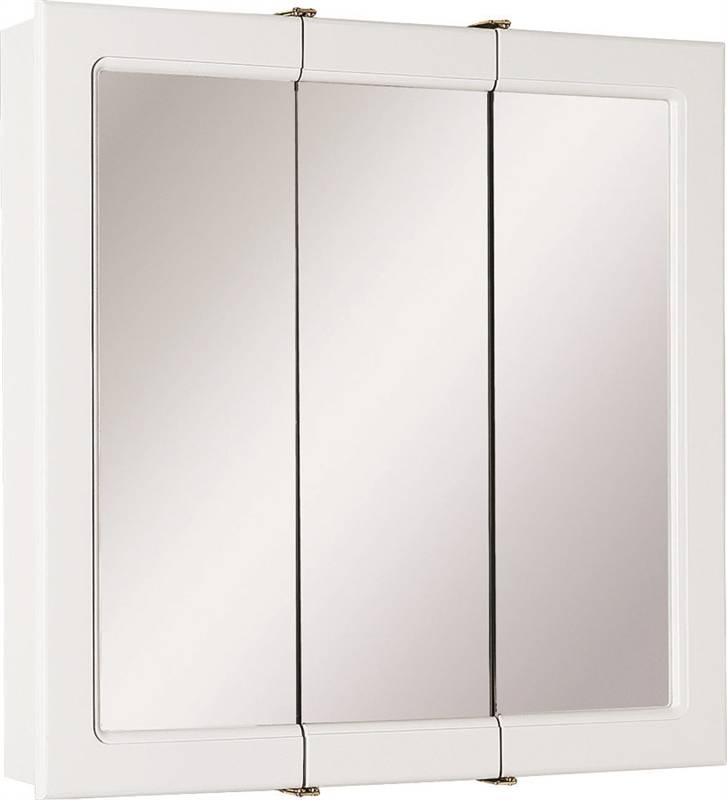 Foremost Diplomat Wcc 2424 3 Door Mirrored Medicine Cabinet 24 In