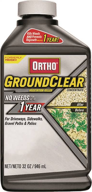 Ortho GroundClear 0430810 Concentrate Vegetation Killer, 1 qt, Bottle, 50 s...