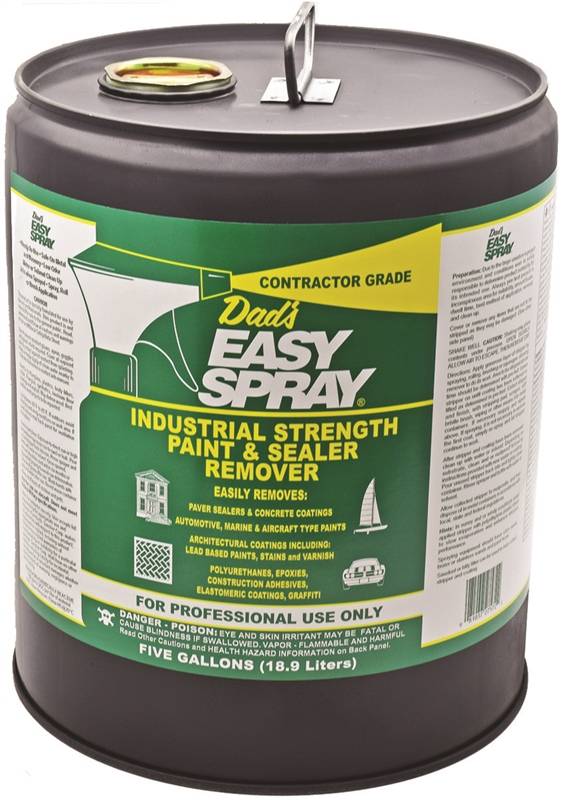 Dads Easy Spray 27572 Paint And Sealer Remover 5 Gal Opaque Liquid